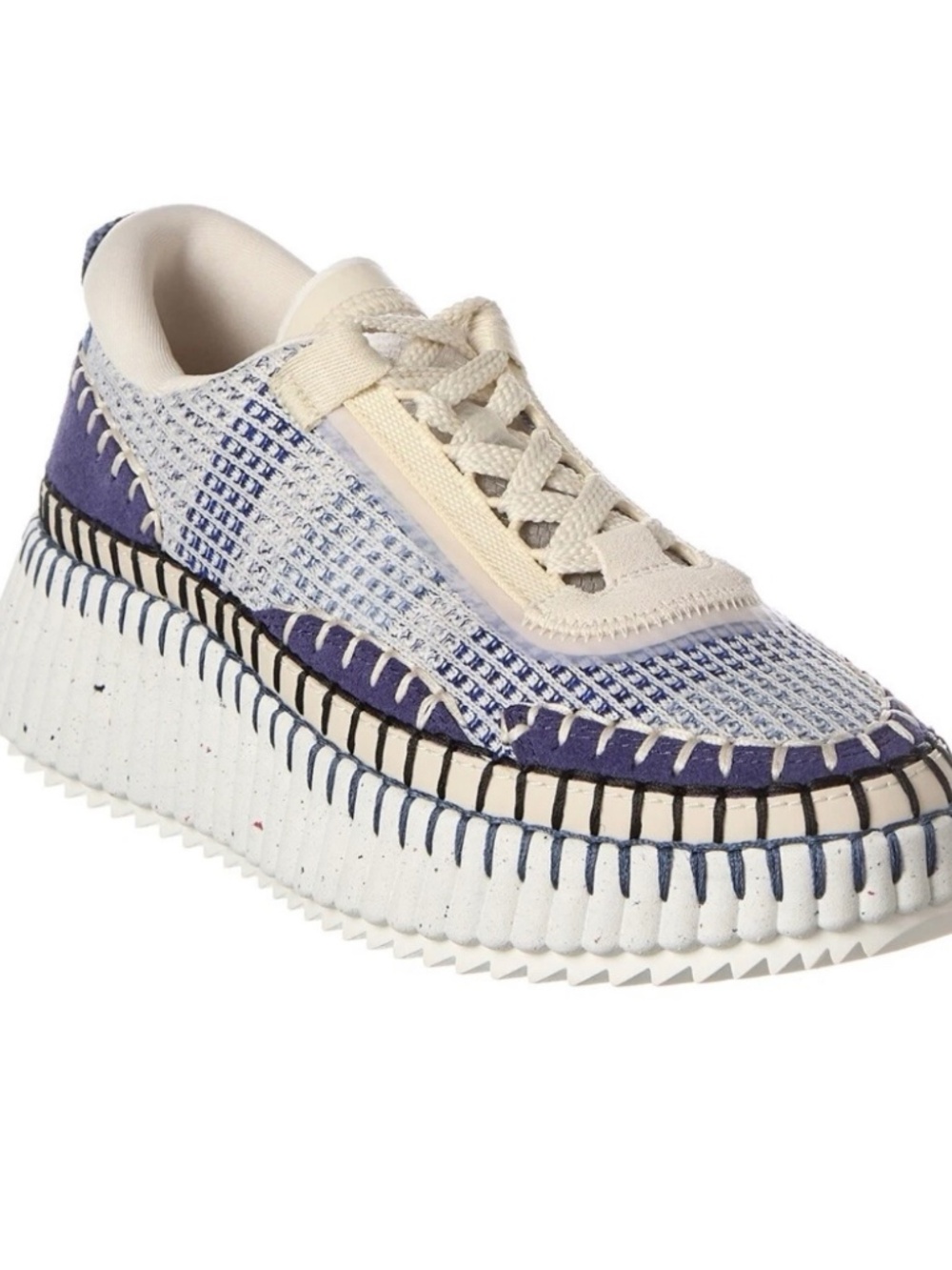$850 CHLOE NAMA SNEAKERS SIZE 43EU/ US 13 WOMENS COSMIC BLUE